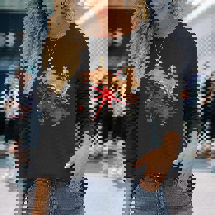 ウォーターシップ ダウン ウサギ テリアン Furrygoblincore Whimsigoth 長袖Tシャツ 彼女への贈り物