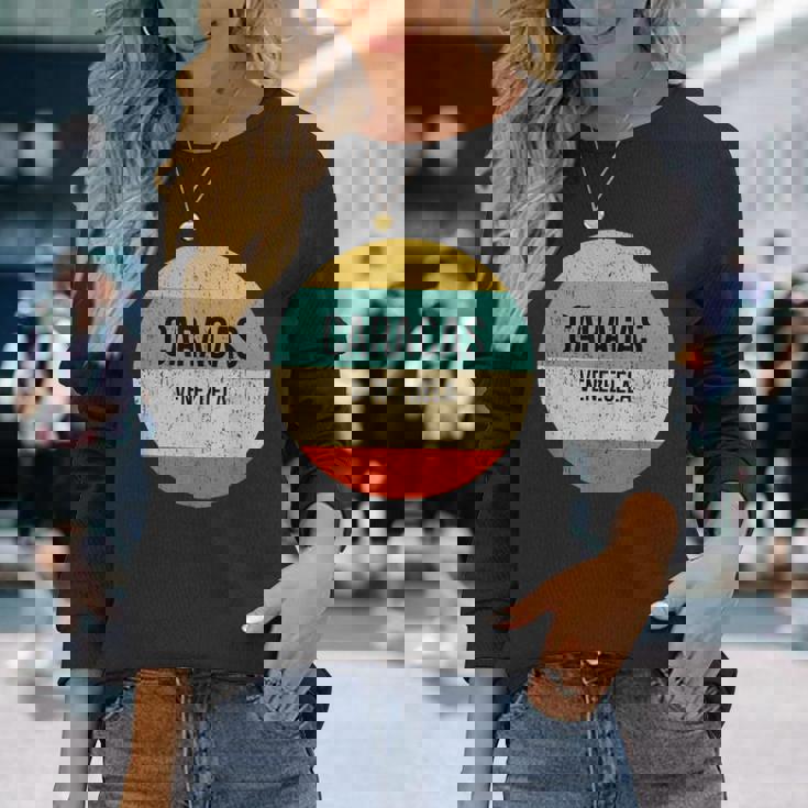 カラカス ベネズエラ 長袖Tシャツ 彼女への贈り物