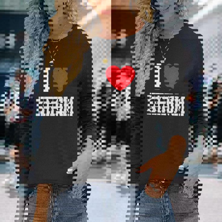 カラスミ大好き 長袖Tシャツ 彼女への贈り物