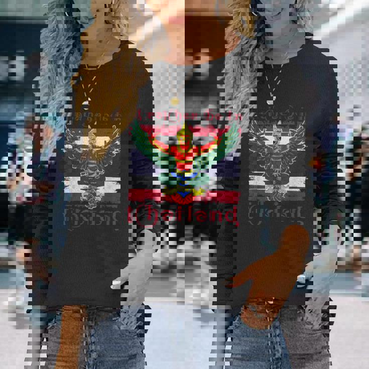 ガルーダ タイ タイ ジャカルタ 精神性 観光客 長袖Tシャツ 彼女への贈り物