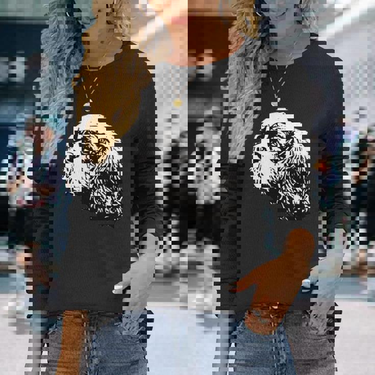 キャバリア・キング・チャールズ・スパニエル 長袖tシャツ 長袖Tシャツ 彼女への贈り物