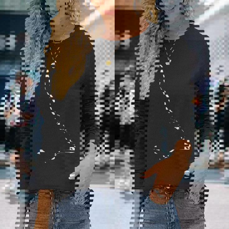 キリバス国旗マップ キリバス 長袖Tシャツ 彼女への贈り物