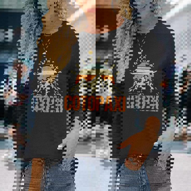 コロラド コトパクシ ヴィンテージ 山岳 ハイキング 野生動物 コロラド 長袖tシャツ 長袖Tシャツ 彼女への贈り物