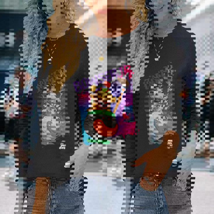 ザ・スーパーマリオギャラクシー・ムービー Bowser Jr Takes Over 長袖tシャツ 長袖Tシャツ 彼女への贈り物