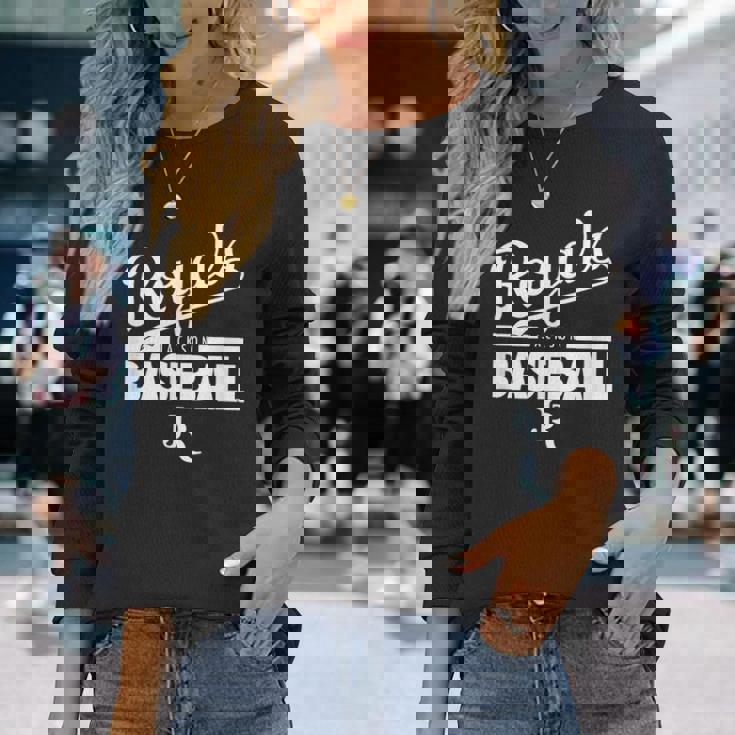 ジャクソン・ロイヤルズベースボールホワイト 長袖Tシャツ 彼女への贈り物