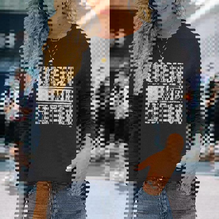 ジョークシャツ ジョーダン 限定版 面白い名前入り 長袖Tシャツ 彼女への贈り物