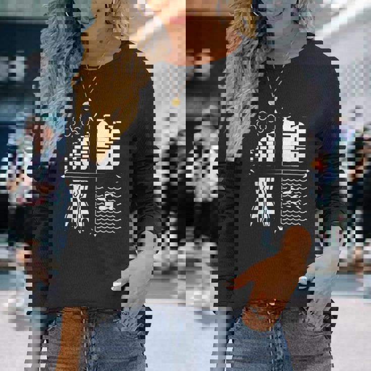 スキューバダイビングギア 水中ダイバー スキューバダイバー 長袖Tシャツ 彼女への贈り物