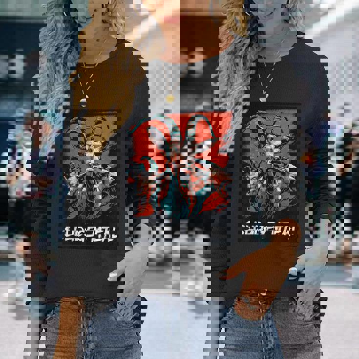 スラッジメタル ヘビーメタル ブラックメタル ドゥームメタル デスメタル 長袖Tシャツ 彼女への贈り物