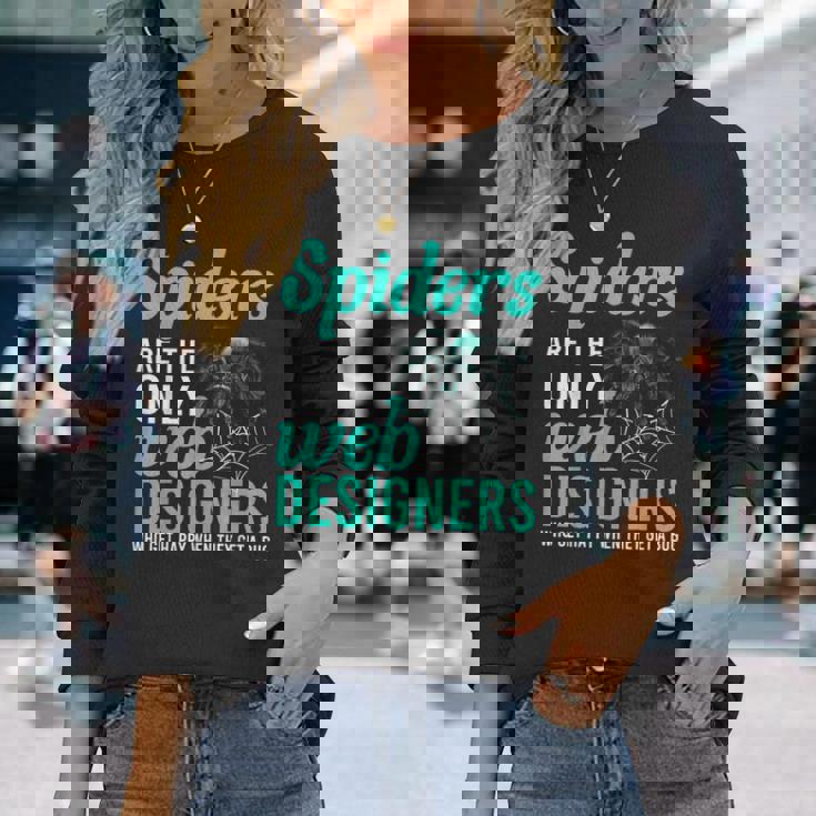 タランチュラタランチュラ爬虫類両生類テラリウムクモ 長袖Tシャツ 彼女への贈り物