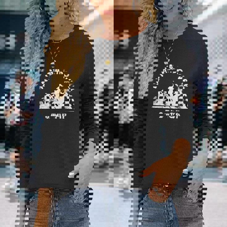 ダルバトパワー 24時間 ネパールギフト 長袖Tシャツ 彼女への贈り物