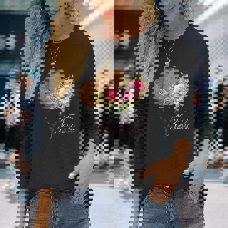 ナッシュビルのお土産 ナッシュビル 長袖Tシャツ 彼女への贈り物