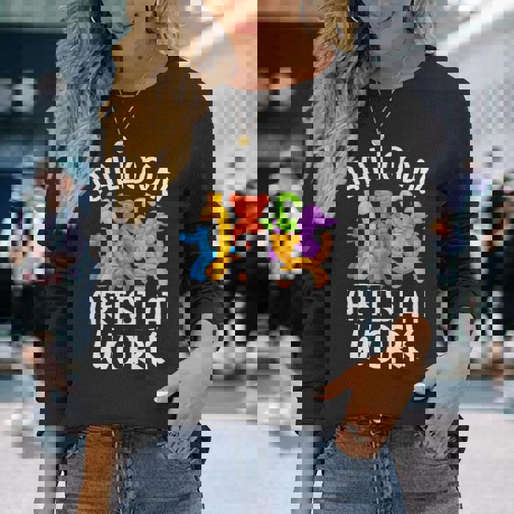 バルーンアート バルーンフェスティバル バルーンモデルの仕事 長袖tシャツ 長袖Tシャツ 彼女への贈り物