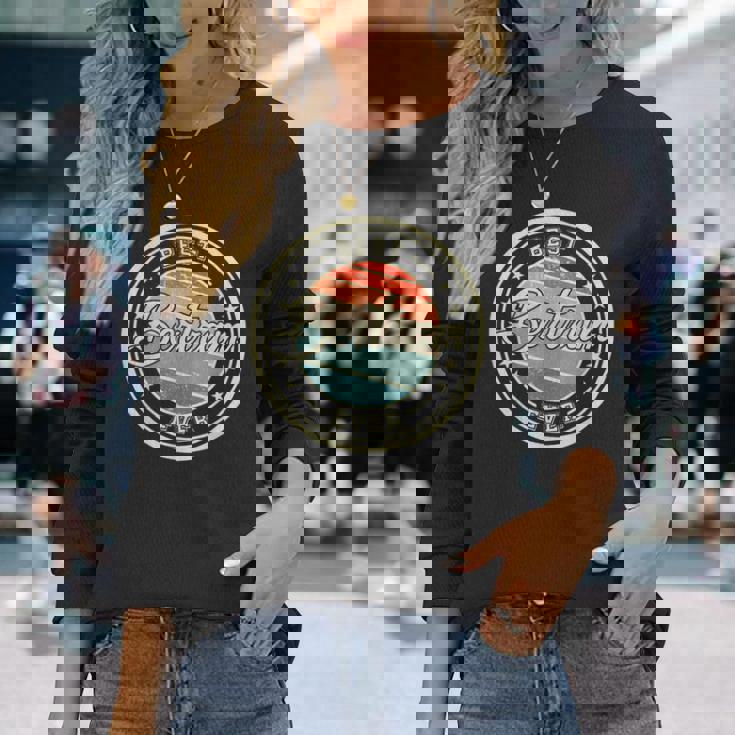 バートラム これまでで一番面白いファーストネーム バートラムの名言 長袖Tシャツ 彼女への贈り物