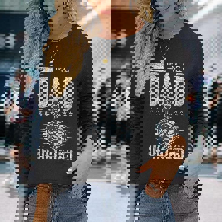 パパの誕生 新しいパパ ゲーム レベルパパのロック解除 長袖Tシャツ 彼女への贈り物