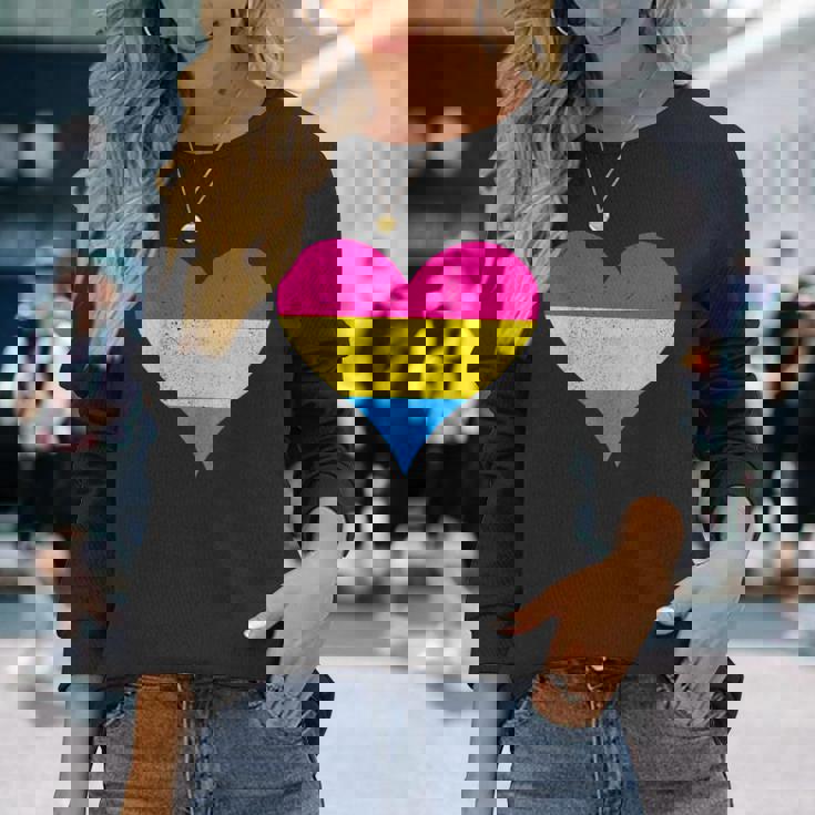 パンセクシャル・ラブ 長袖Tシャツ 彼女への贈り物