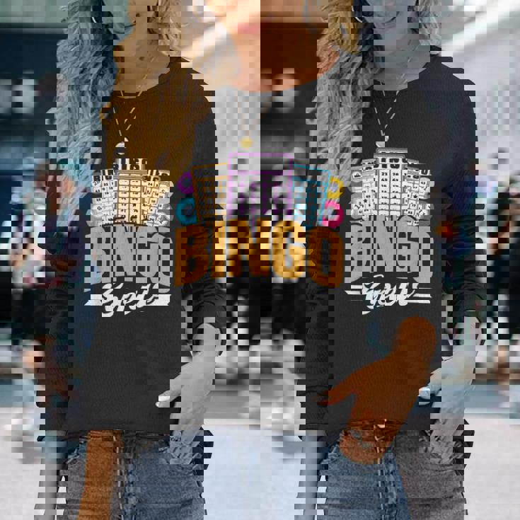 ビンゴクルー ユーモア 恋人 ゲーム 選手 ビンゴ 長袖Tシャツ 彼女への贈り物