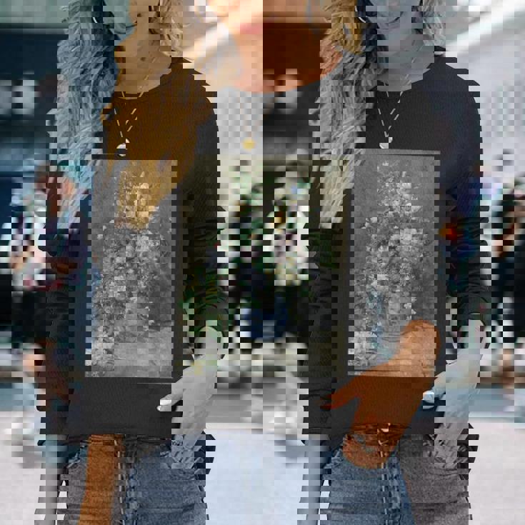 ピエール・オーギュスト ルノワールのスプリングブーケ 長袖Tシャツ 彼女への贈り物