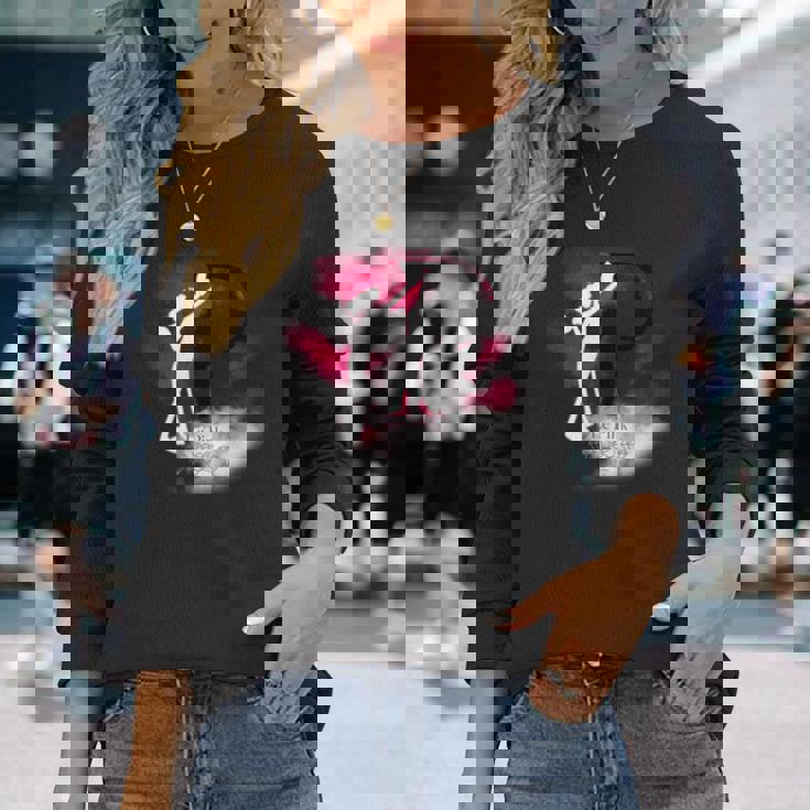 ピンクパンサー ル ピンクシルエット 霧の中 長袖tシャツ 長袖Tシャツ 彼女への贈り物