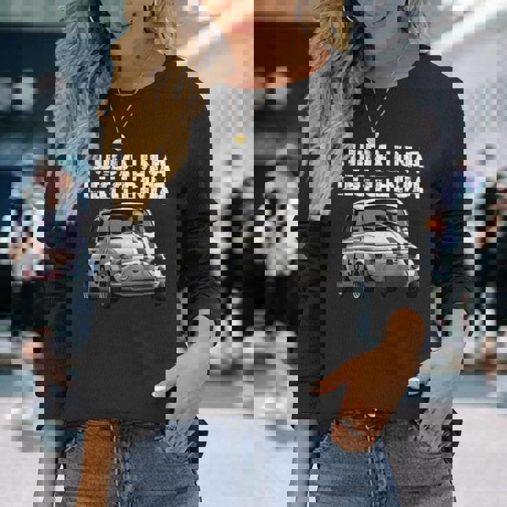 フィアット500 長袖tシャツ 長袖Tシャツ 彼女への贈り物