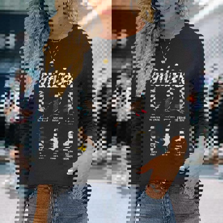 ブービーバード面白いカツオドリ 長袖Tシャツ 彼女への贈り物