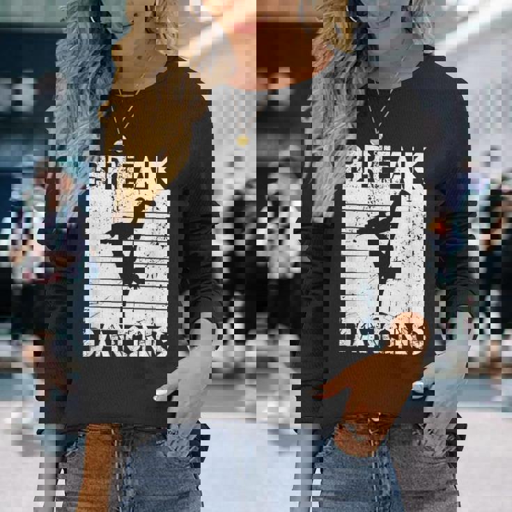 ボーイズヒップホップダンスブレイクダンス 長袖Tシャツ 彼女への贈り物