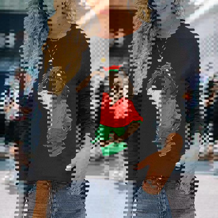 マダガスカルガール アンブレイカブル・アイ マダガスカル 長袖Tシャツ 彼女への贈り物