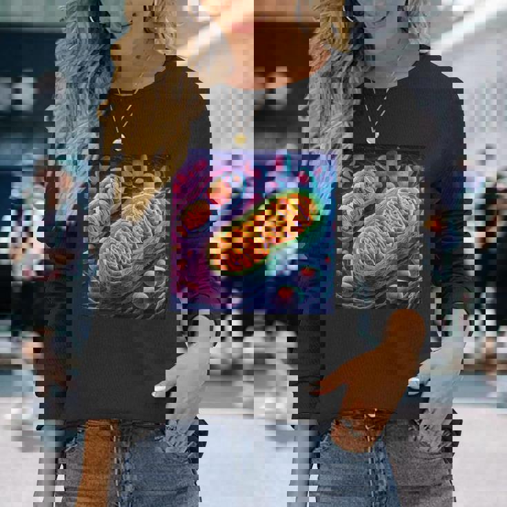 ミトコンドリア 細胞生物学 エネルギー Atp 長袖Tシャツ 彼女への贈り物