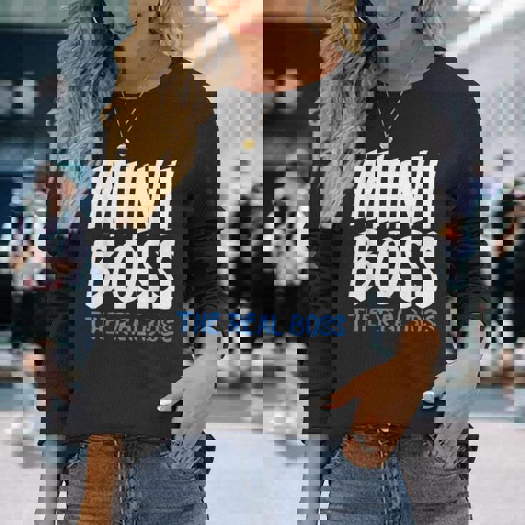 ミニボス リアルボス 長袖Tシャツ 彼女への贈り物