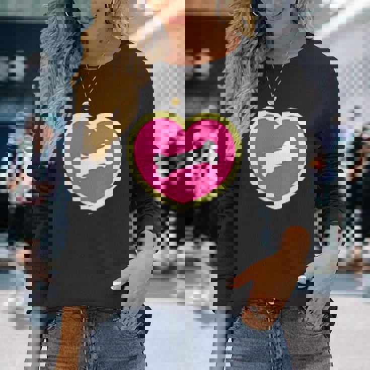 メルちゃんのペット いぬのポコちゃん バックプリント 長袖Tシャツ 彼女への贈り物