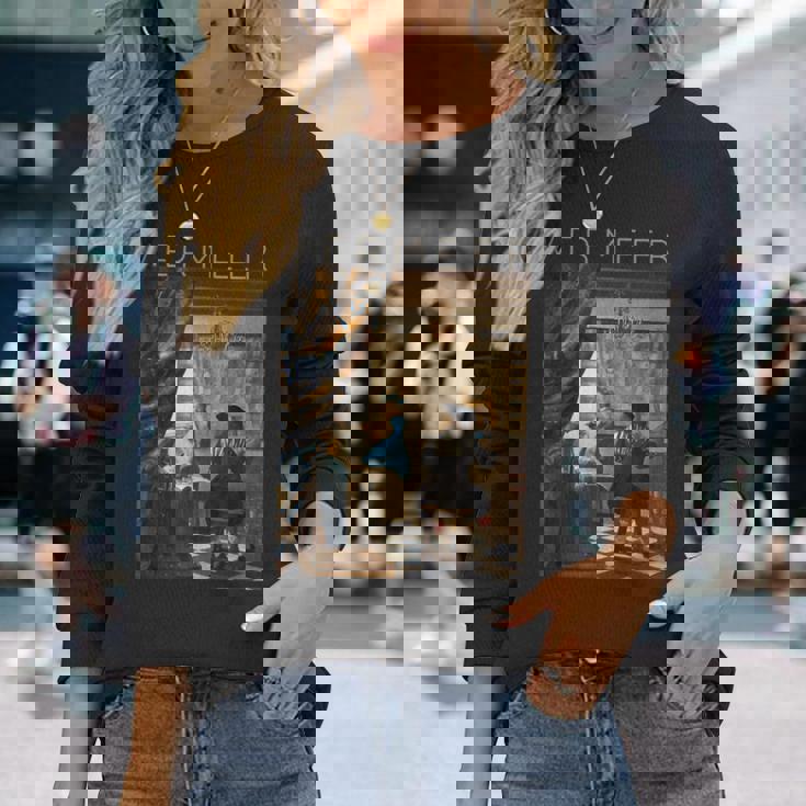 ヨハネス・フェルメール 絵画の芸術 長袖Tシャツ 彼女への贈り物