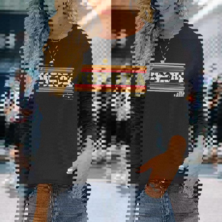 ヴィンテージ 80年代 トヨタ 日本 レトロ グラフィック 長袖Tシャツ 彼女への贈り物