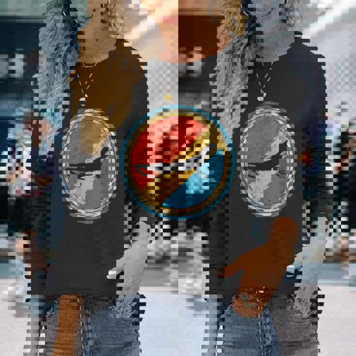 ヴィンテージトカゲ愛好家 アンティーク調 長袖Tシャツ 彼女への贈り物