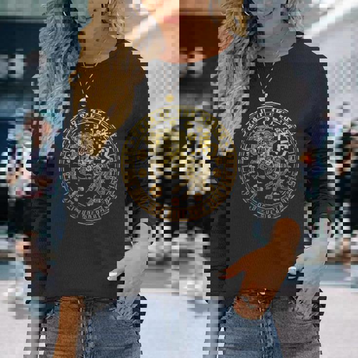 ヴィンテージ旧正月2026年午年干支 長袖Tシャツ 彼女への贈り物