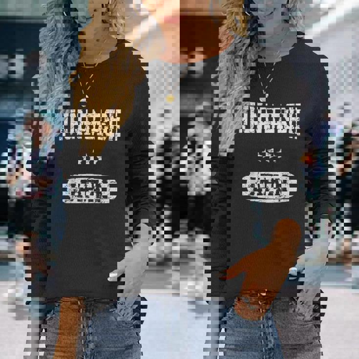 ヴィンテージ風船橋 長袖Tシャツ 彼女への贈り物