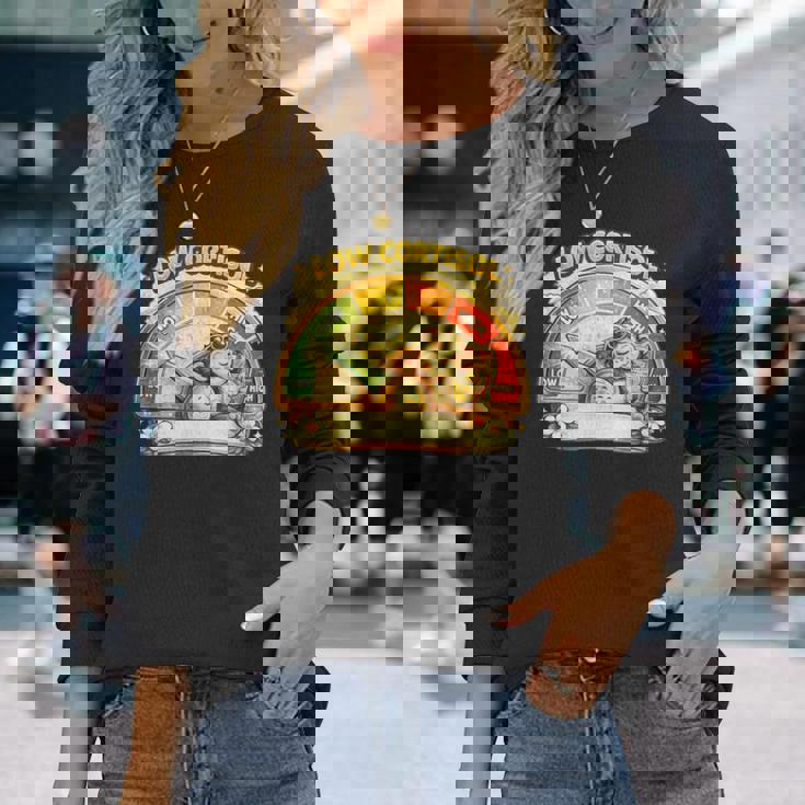 低コルチゾールレベル 長袖Tシャツ 彼女への贈り物