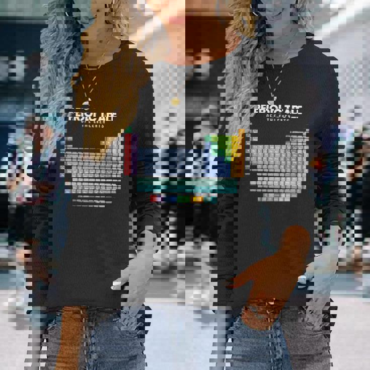 元素周期表 化学 長袖tシャツ 長袖Tシャツ 彼女への贈り物