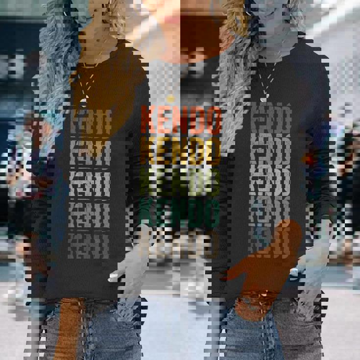 剣道スポーツレトロ 長袖Tシャツ 彼女への贈り物