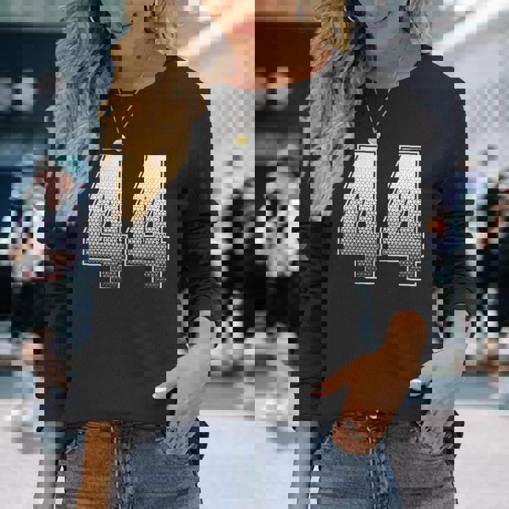 数字 番号 44 四十四 長袖Tシャツ 彼女への贈り物