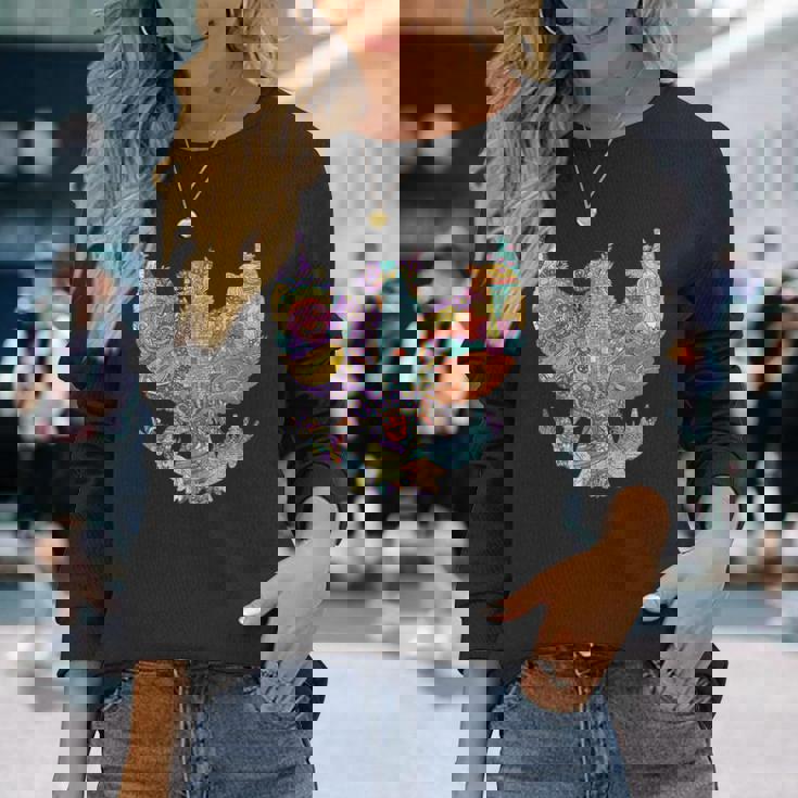 旅行 アジア インドネシア ガルーダ ジャカルタ バリ バケーション お土産 長袖Tシャツ 彼女への贈り物