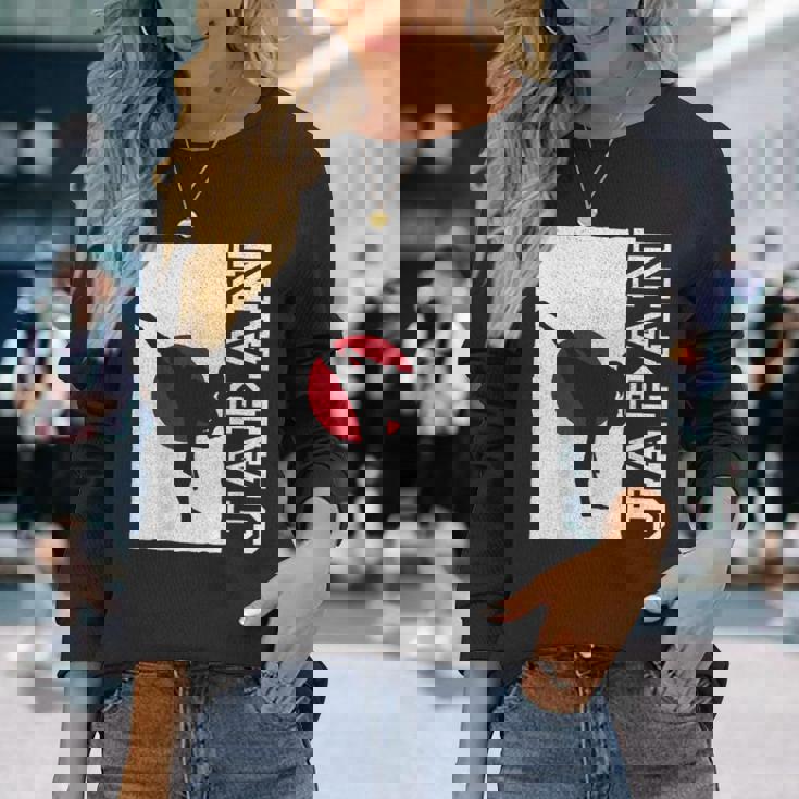 日本空手 日本空手 長袖Tシャツ 彼女への贈り物