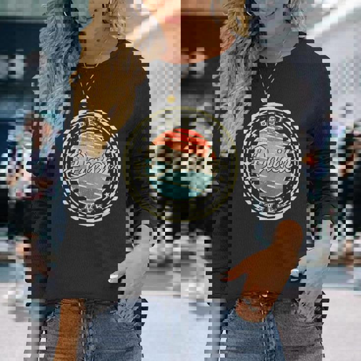 最高の大地、これまでで一番面白い名字大地 長袖Tシャツ 彼女への贈り物