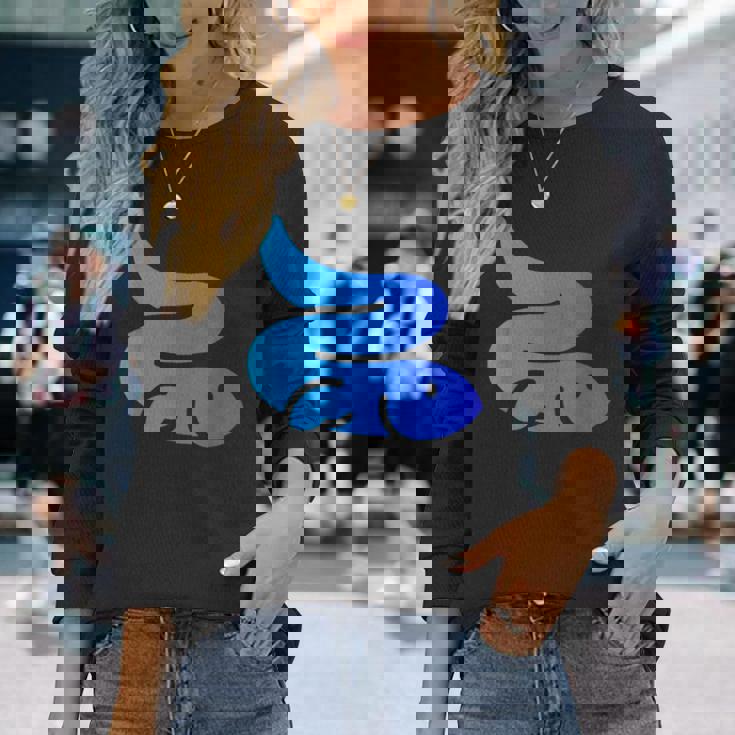 本当にうなぎのように うなぎ ウナギ ウナギ スピリットアニマル 長袖Tシャツ 彼女への贈り物