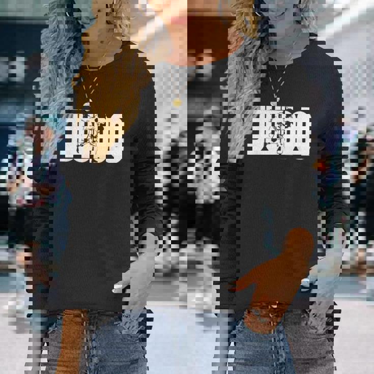 柔道武道インストラクター 教師 ギフトtシャツ 長袖Tシャツ 彼女への贈り物