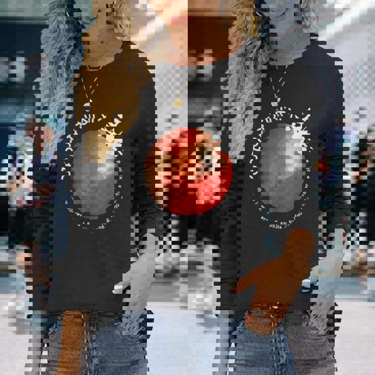 火星のオポチュニティ・ローバー オピー 宇宙探検 長袖Tシャツ 彼女への贈り物