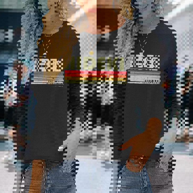 秀樹 レトロ ヴィンテージ 和名 長袖Tシャツ 彼女への贈り物