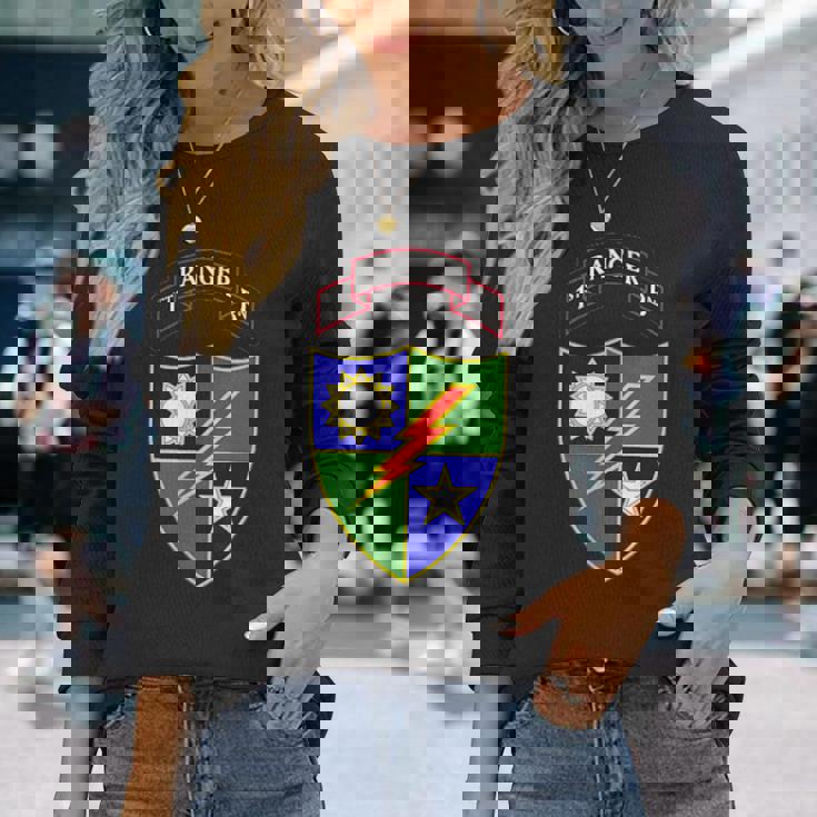 第1大隊-第75レンジャー連隊 長袖Tシャツ 彼女への贈り物