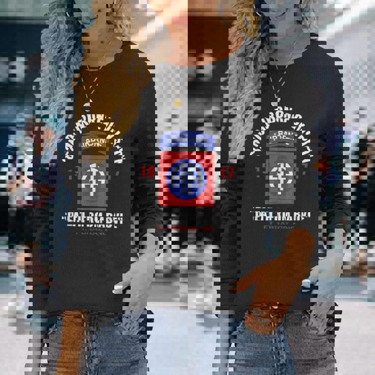 第82空挺師団 長袖Tシャツ 彼女への贈り物