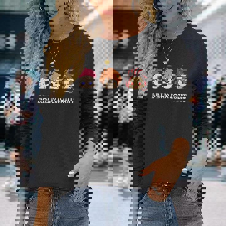 逆光 -土佐ノ双璧- あつ守りくん 長袖Tシャツ 彼女への贈り物