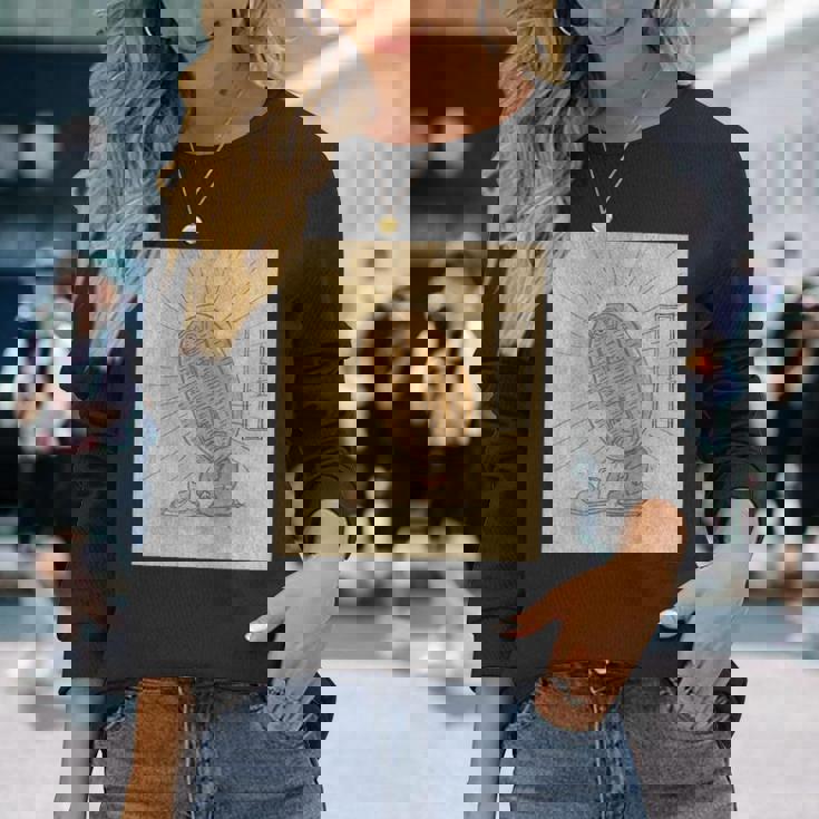 金霊【日本の妖怪シリーズ】 長袖tシャツ 長袖Tシャツ 彼女への贈り物