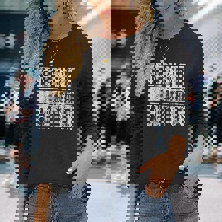 面白い名前ジョークシャツ カーミット限定版 長袖Tシャツ 彼女への贈り物